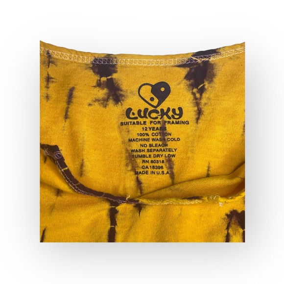 Y2K: new Lucky Brand 𒀭Batik Tie Dye T Shirt Dress 𒀭Jewel Tones 𒀭 12 XXS XS S - Picture 10 of 16